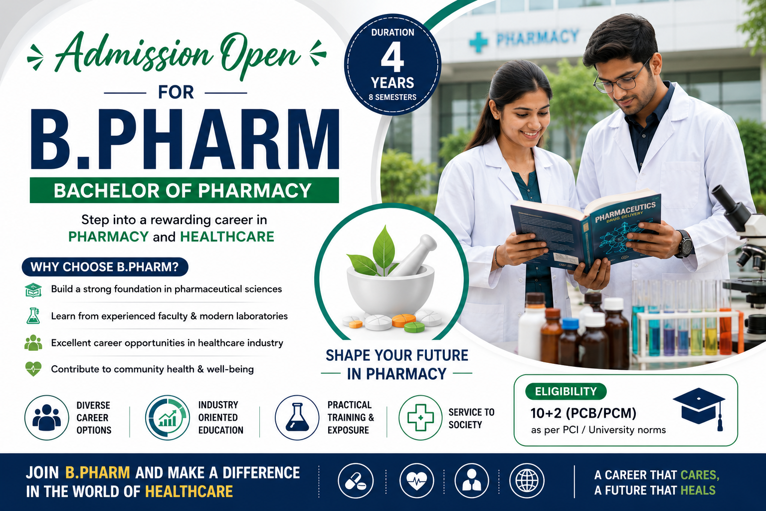 DOCUMENTS REQUIRED FOR ADMISSION IN B.PHARM